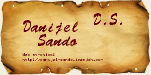 Danijel Sando vizit kartica
